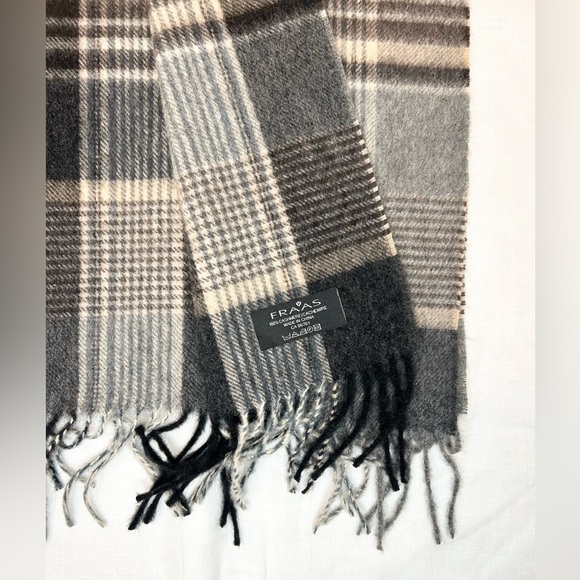 Fraas Cashmere Plaid Scarf - Picture 3 of 7